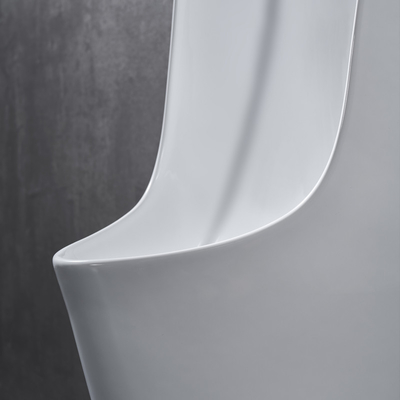 Ceramic White Floor Standing Urinal 403x385x990mm For Mens WC Sanitary Ware