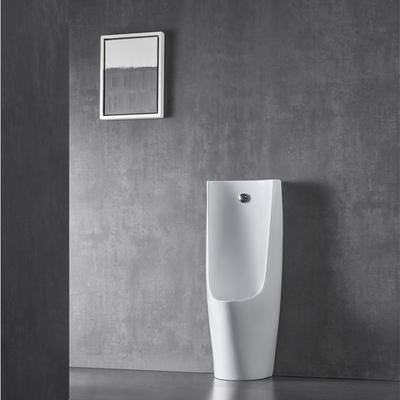 Ceramic White Floor Standing Urinal 403x385x990mm For Mens WC Sanitary Ware