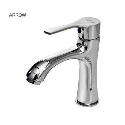 ARROW Modern Stainless Steel Basin Mixer Faucet with Ceramic Valve Core and Polished Chrome Plate