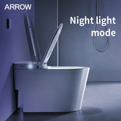 ARROW Modern Smart Toilet with Siphon Flushing Heated Seat and Remote Control Intelligent Bidet Toilet