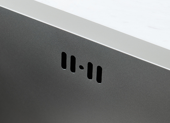 stainless steel Sus304 Kitchen Sink Gun Grey Color Under Counter