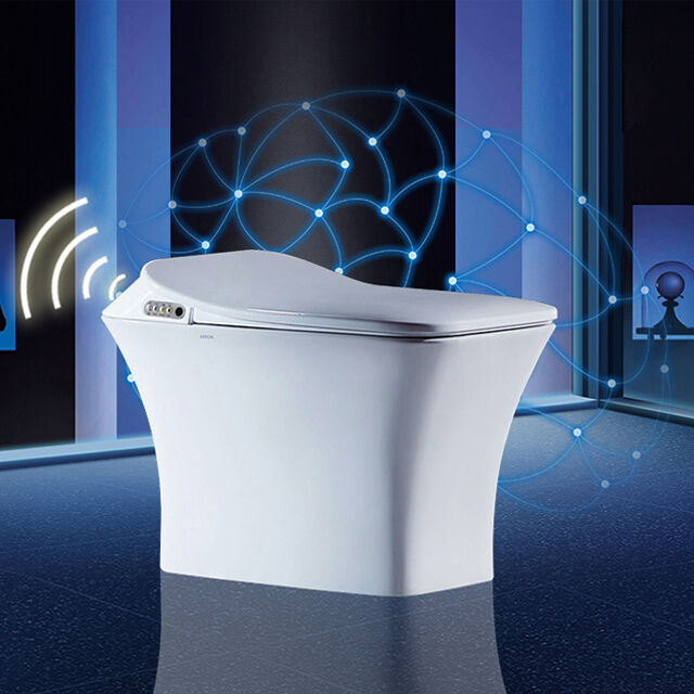 ARROW Smart Toilet with Siphon Jet Flushing, Square Bowl, and Buttocks Washing - Modern Automatic WC